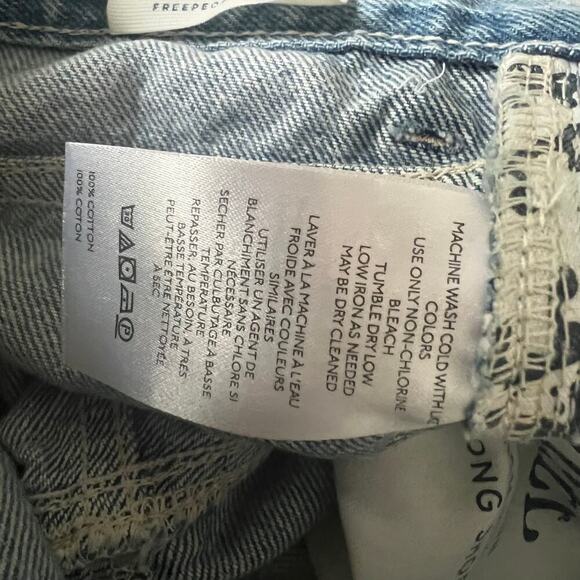 Free People We The Free Ghost Town Long Shorts NWT - Picture 8 of 9